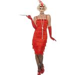Rote Smiffys Maxi Charleston-Kostüme & 20er Jahre Kostüme aus Polyester für Damen Größe XXL 