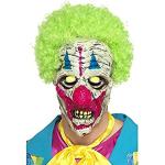 Black Friday Angebote - Bunte Smiffys Clown-Masken & Harlekin-Masken aus Latex Einheitsgröße 