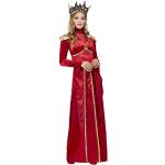 Rote Smiffys Alice im Wunderland Herzkönigin-Kostüme für Damen 