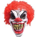 Rote Clown-Masken & Harlekin-Masken Einheitsgröße 