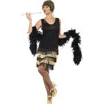 Reduzierte Schwarze Smiffys Charleston-Kostüme & 20er Jahre Kostüme aus Polyester für Damen Größe M 