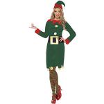 Grüne Smiffys Weihnachtself-Kostüme & Weihnachtswichtel-Kostüme aus Polyester für Damen Größe S 