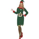 Reduzierte Grüne Smiffys Weihnachtself-Kostüme & Weihnachtswichtel-Kostüme aus Polyester für Herren Größe S 