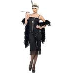 Schwarze Smiffys Charleston-Kostüme & 20er Jahre Kostüme aus Polyester für Damen Größe M 