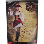 Rote Smiffys Piratenkostüme aus Polyester für Damen Größe M 