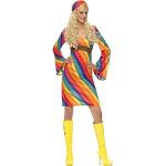 Reduzierte Bunte Smiffys Hippie-Kostüme & 60er Jahre Kostüme aus Polyester für Herren Größe L 