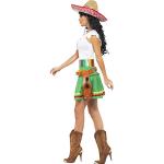 Smiffys Damen Tequila Shooter Girl Kostüm, Kleid, Gestreifter Gürtel und Gürtel mit Holster, Größe: XS, 29132