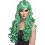 Grüne Smiffys Faschingsperücken & Karnevalsperücken aus Polyester für Damen Einheitsgröße 
