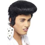 Schwarze Smiffys Elvis Presley Faschingsperücken & Karnevalsperücken 
