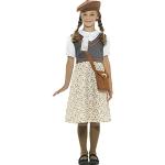 Reduzierte Bunte Smiffys Schulmädchen-Kostüme für Kinder 