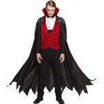 Schwarze Smiffys Vampir-Kostüme aus Kunstfaser für Herren Größe M 