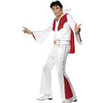 Weiße Smiffys Elvis Presley Karnevalshosen & Faschingshosen aus Polyester für Herren Größe L 