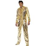Reduzierte Goldene Smiffys Elvis Presley Karnevalshosen & Faschingshosen aus Polyester für Herren Größe L 