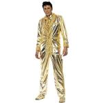 Reduzierte Goldene Smiffys Elvis Presley Karnevalshosen & Faschingshosen aus Polyester für Herren Größe L 