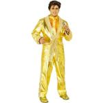 Goldene Smiffys Elvis Presley Karnevalshosen & Faschingshosen aus Polyester für Herren Größe M 