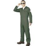 Reduzierte Grüne Smiffys Pilotenkostüme aus Polyester für Herren Größe M 
