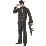 Schwarze Smiffys Gangster-Kostüme aus Polyester für Herren Größe M 