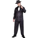 Schwarze Smiffys Gangster-Kostüme aus Polyester für Herren Größe L 