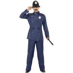 Blaue Smiffys Offizier-Kostüme aus Polyester für Herren Größe M 