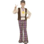 Braune Smiffys Hippie-Kostüme & 60er Jahre Kostüme für Kinder 