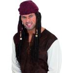 Schwarze Smiffys Fluch der Karibik Jack Sparrow Piratenkostüme 