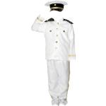 Weiße Smiffys Kapitän-Kostüme für Kinder 