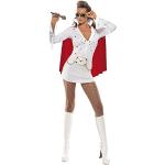 Weiße Smiffys Elvis Presley Sexy Kostüme aus Polyester für Damen Größe S 