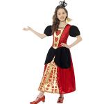 Rote Smiffys Herzkönigin-Kostüme aus Polyester für Kinder 