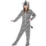 Reduzierte Schwarze Smiffys Zebra-Kostüme aus Polyester für Kinder 