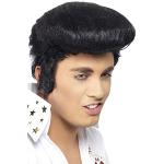 Schwarze Smiffys Elvis Presley Faschingsperücken & Karnevalsperücken Einheitsgröße 