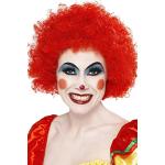 Rote Smiffys Clown-Perücken aus Polyester für Damen Einheitsgröße 