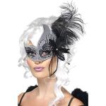 Silberne Smiffys Venezianische Masken 