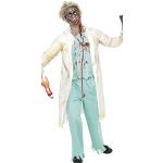 Grüne Smiffys Zombiearzt-Kostüme aus Polyester für Herren Größe L 