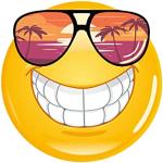 Emoji Smiley Sonnenbrillen 