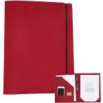 Rote Schreibmappen & Collegemappen DIN A4 aus Filz 