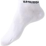 SMILODOX Herren Sneaker Socken 3er Pack - Sportsocken Print, Größe:39-42, Color:Weiß