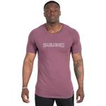 Violette Sportliche SMILODOX T-Shirts aus Baumwolle für Herren Größe S 