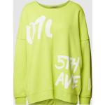 Neongelbe Oversize Smith & Soul Damensweatshirts aus Baumwollmischung Größe L 