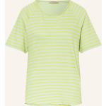 Hellgrüne Gestreifte Smith & Soul T-Shirts aus Baumwolle für Damen Größe XS 