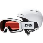 Smith Zoom Jr / Rascal Snowboardhelm + Brille Set white