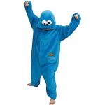 Blaue Monster-Kostüme für Herren Größe XL 