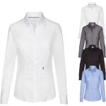 Weiße Langärmelige Seidensticker Kentkragen Hemden mit Kent-Kragen aus Baumwolle für Damen Größe S 