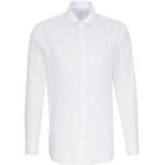 Weiße Langärmelige Seidensticker Nachhaltige Kentkragen Hemden mit Kent-Kragen aus Baumwolle trocknergeeignet für Herren 