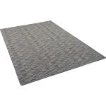 Graue Gestreifte Moderne Teppichböden & Auslegware aus Polypropylen 200x200 