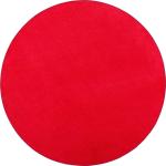 Rote Snapstyle Runde Runde Teppiche 100 cm aus Polyamid 