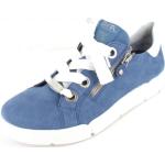 Reduzierte Blaue Ara High Top Sneaker & Sneaker Boots mit Reißverschluss in Komfortweite aus Leder für Damen Größe 41 mit Absatzhöhe bis 3cm 
