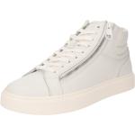Weiße Calvin Klein High Top Sneaker & Sneaker Boots mit Reißverschluss aus Glattleder für Herren Größe 42 