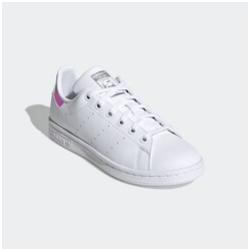 Sneaker ADIDAS ORIGINALS "STAN SMITH J" weiß (cloud white, cloud silver metallic) Kinder Schuhe Laufschuhe