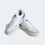Reduzierte Blaue Business adidas Sportswear Low Sneaker mit Schnürsenkel aus Leder rutschfest für Herren Größe 42,5 