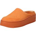 Reduzierte Orange Nike Air Force 1 Lover Low Sneaker ohne Verschluss aus Glattleder für Damen Größe 40 mit Absatzhöhe bis 3cm 